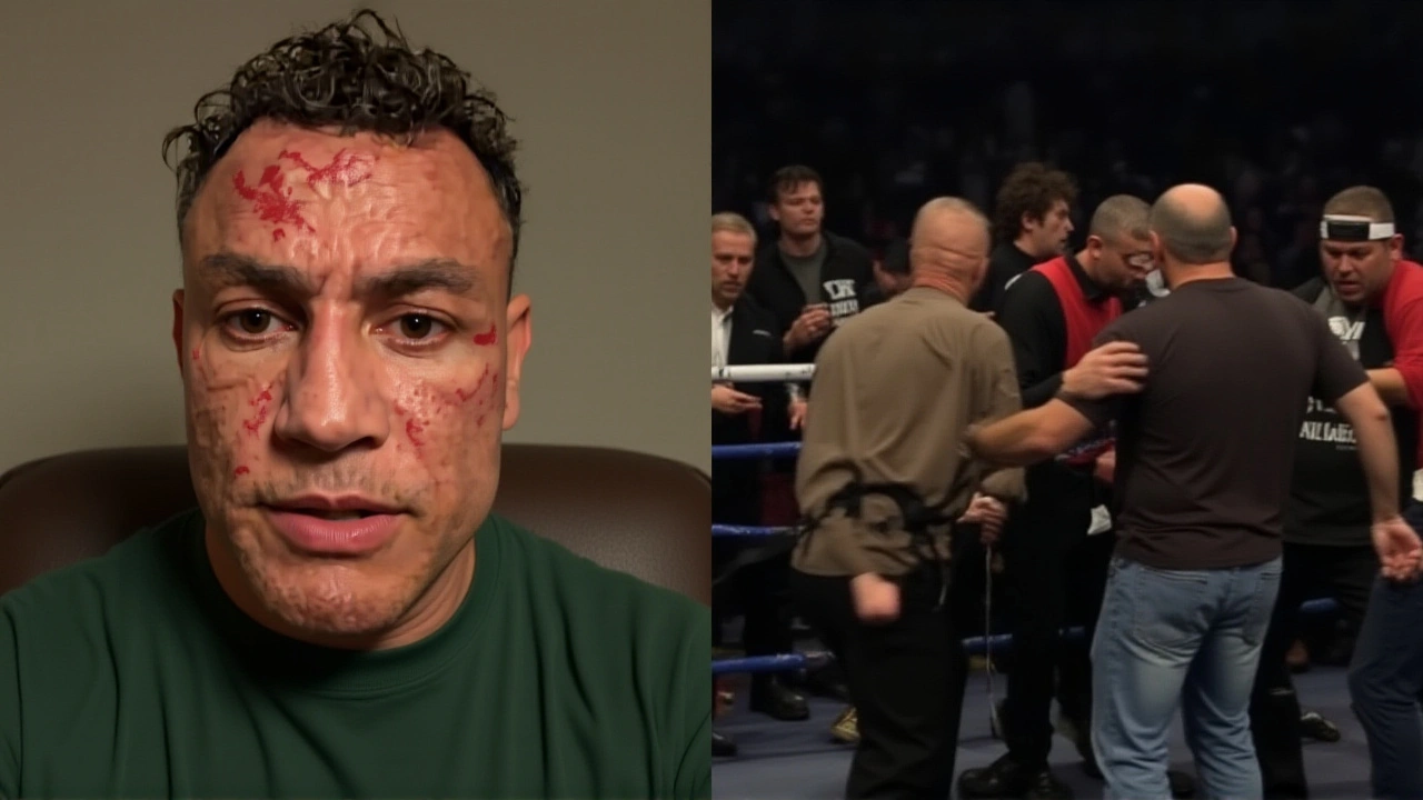 Popó Freitas e Wanderlei Silva protagonizam briga no ringue no Spaten Fight Night